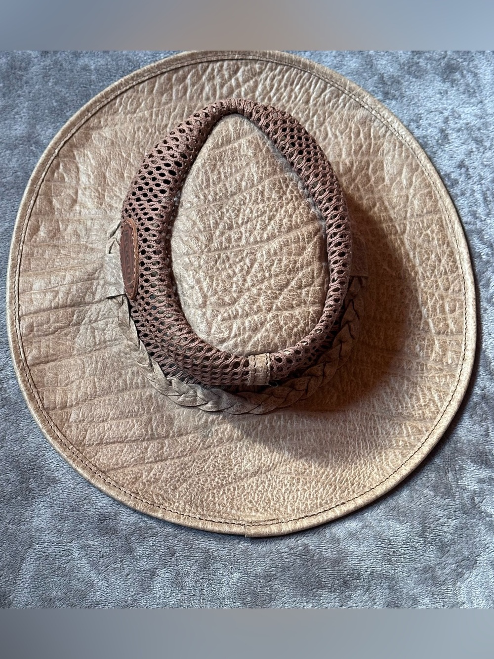 Rogue 502B Inyati Breezy Leather Mesh Safari Hat Medium 56-57cm South Africa